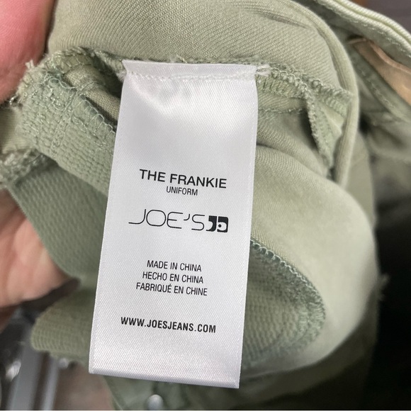 Joe’s Jeans the Frankie Cargo bootcut mid-rise jeans in uniform green, size 30 - Picture 9 of 11